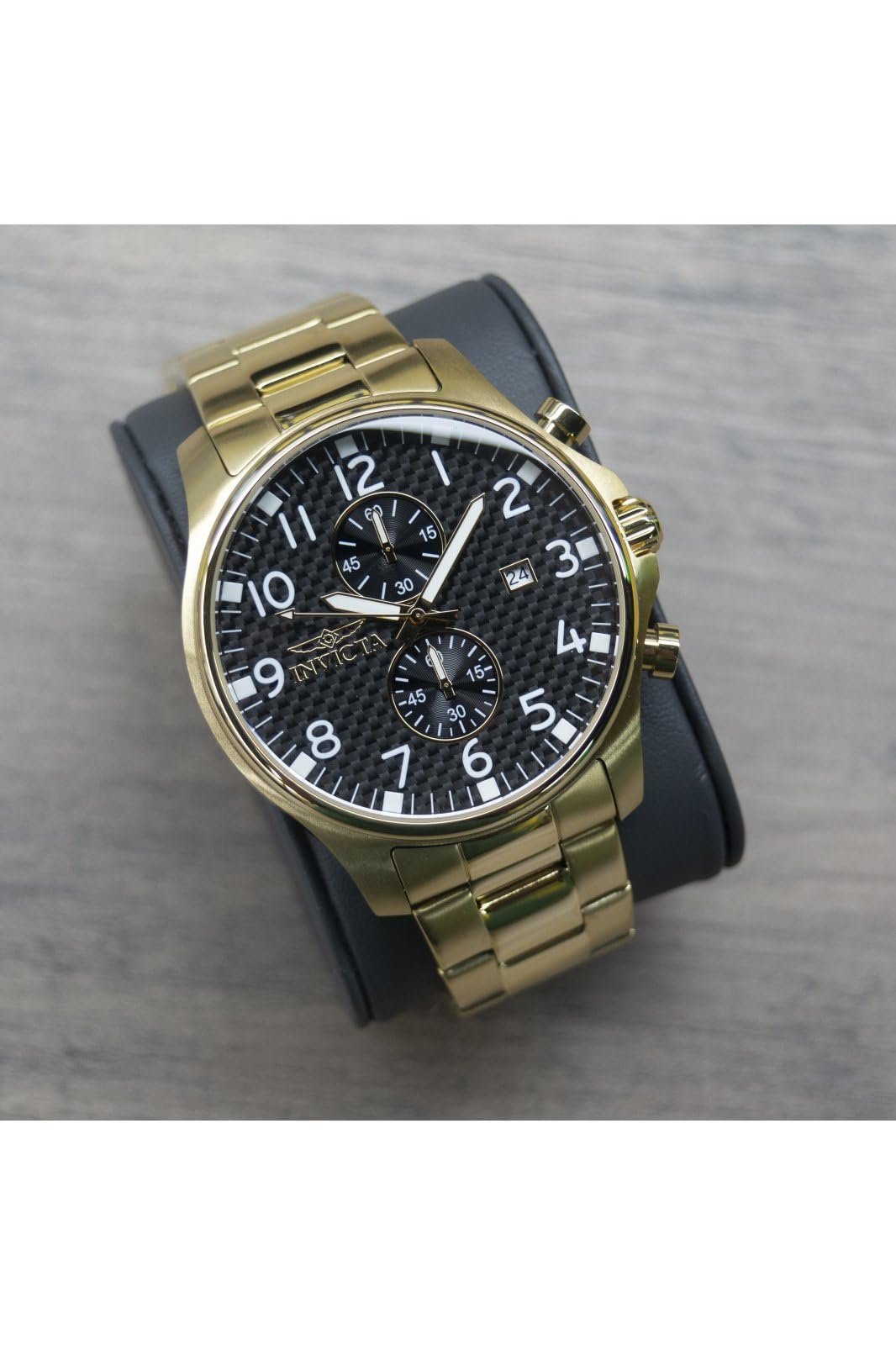 Invicta Men's 0382 II Collection 18k Gold-Plated Stainless Steel Watch