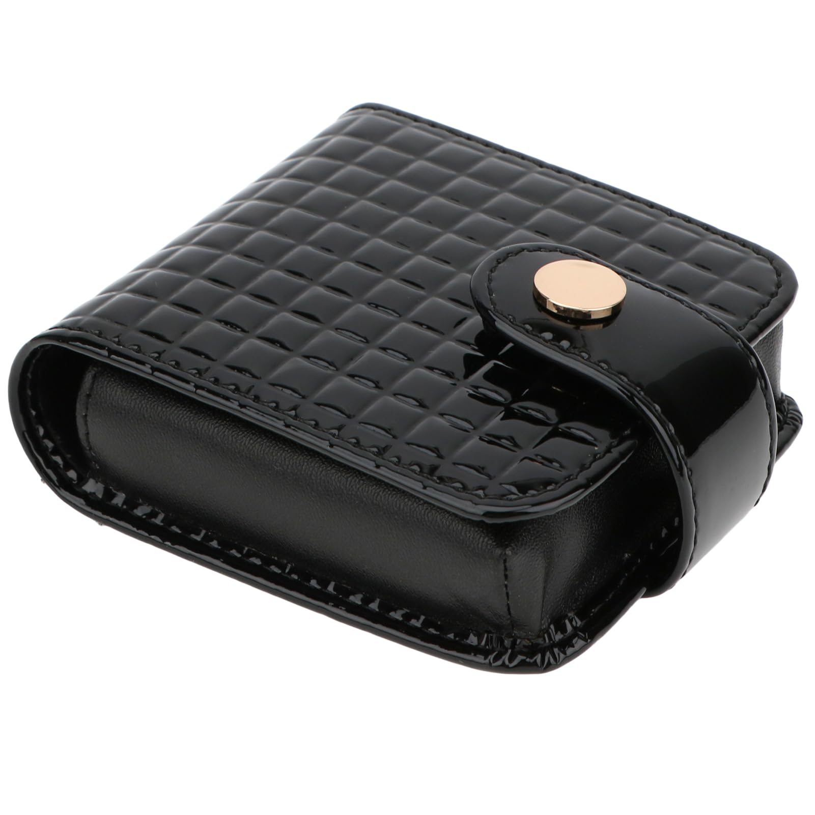 kilofly Genuine Leather Double Lipstick Case Cosmetic Makeup Holder + Gift Box