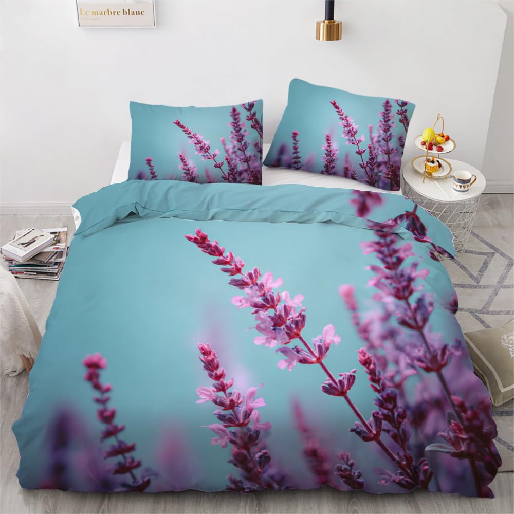 Housse de Couette 240x260 Microfibre Facile à Repasser pour Parure de Lit