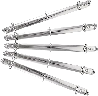 Ciieeo 5 Peças Pasta Fichário De Scrapbook A5 Notebooks Fichário Decorativo 3 Mecanismos De Fichário A6 Mecanismos De Fichário Pente De Metal Encadernação Espinhos Caderno Fichário Anel