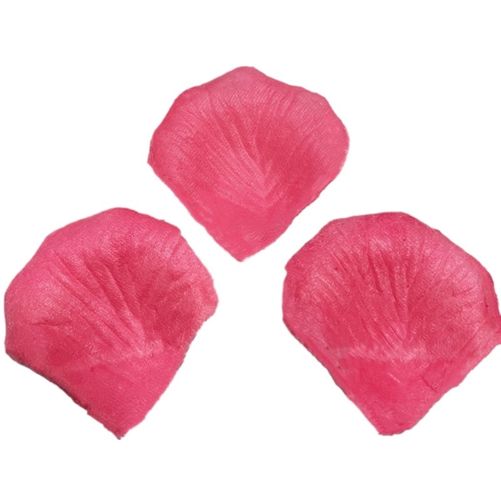 1000/3000 Stücke Rosenblätter for Hochzeitsfestdekoration Romantische Künstliche Rose Blume for Hochzeitsgehweg Teppich Dekoration 5 * 5 cm den Tischaufsatz, Geburtstag(Rose red,3000pcs)