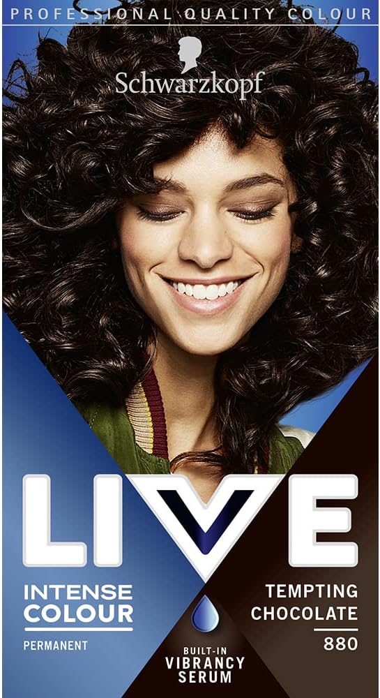 LIVE Schwarzkopf Color XXL Unlimited Gloss 880 Tempting Chocolate