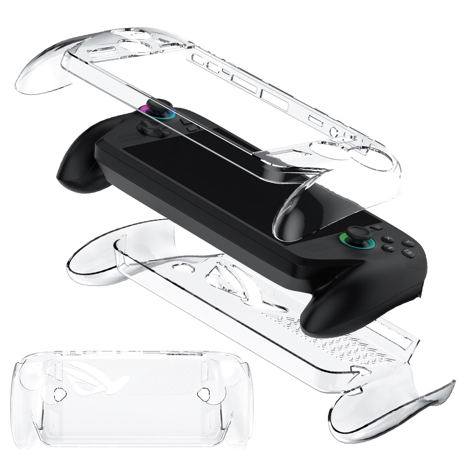 HTU Étui de Protection Transparent Anti-Rayures et Anti-Chute pour ROG Ally/Ally X