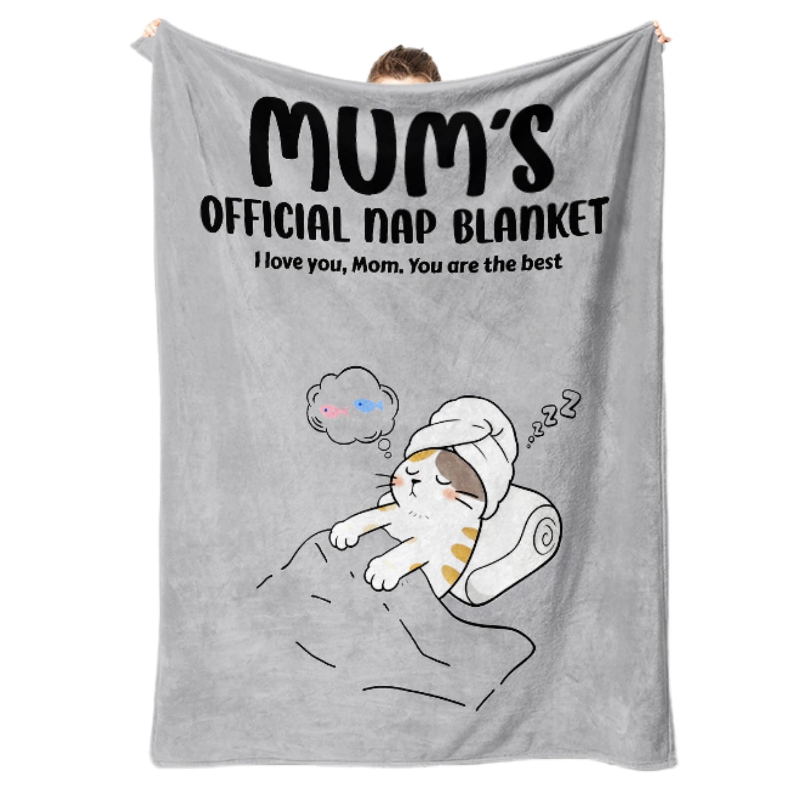 MEETOZ Mum Birthday Gifts, Mum Gifts Blanket, Mum Blanket Gifts for Mum from Daughter Son, Fluffy Blankets for Mums, Gifts For Mum Mummy on Mother Day Birthday Christmas Anniversary 130 * 150 cm