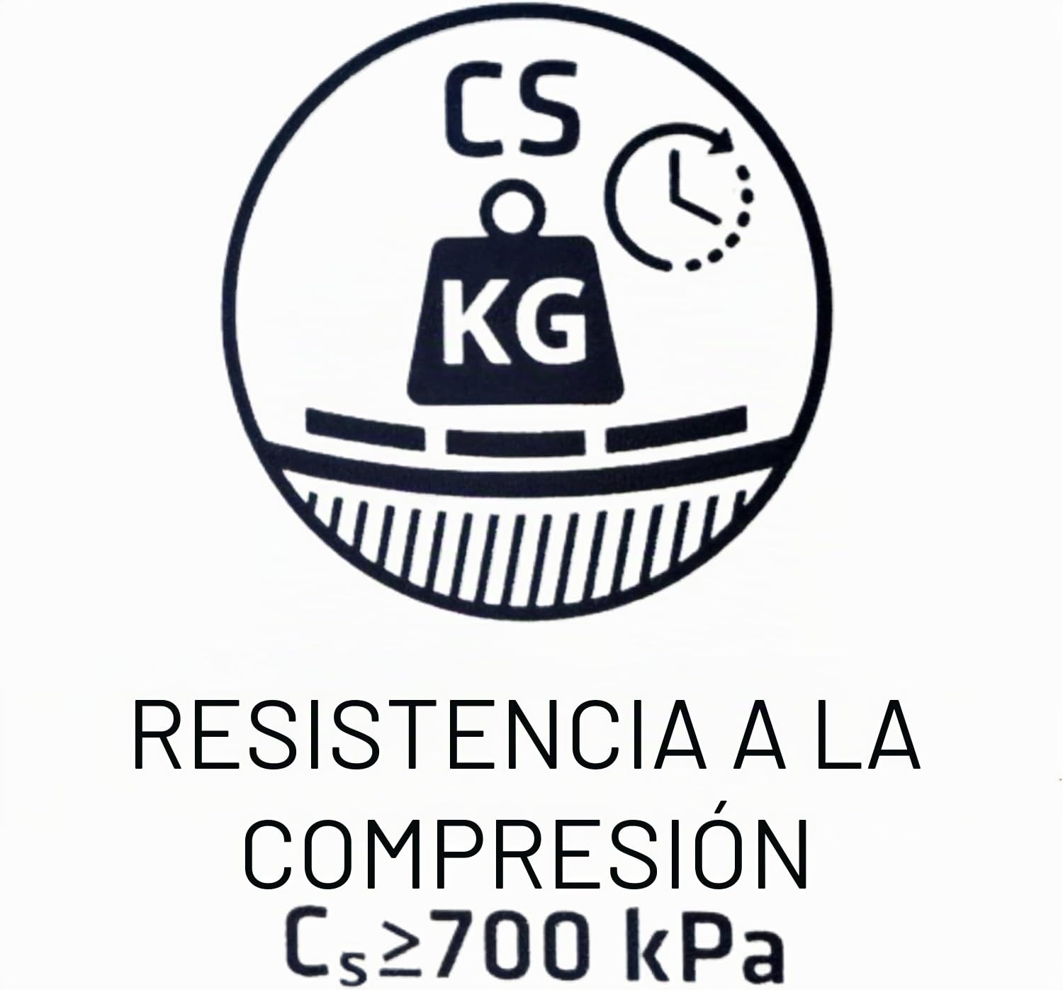 Aislamiento térmico, placas aislantes de vinilo, 6 mm, 700 kPa
