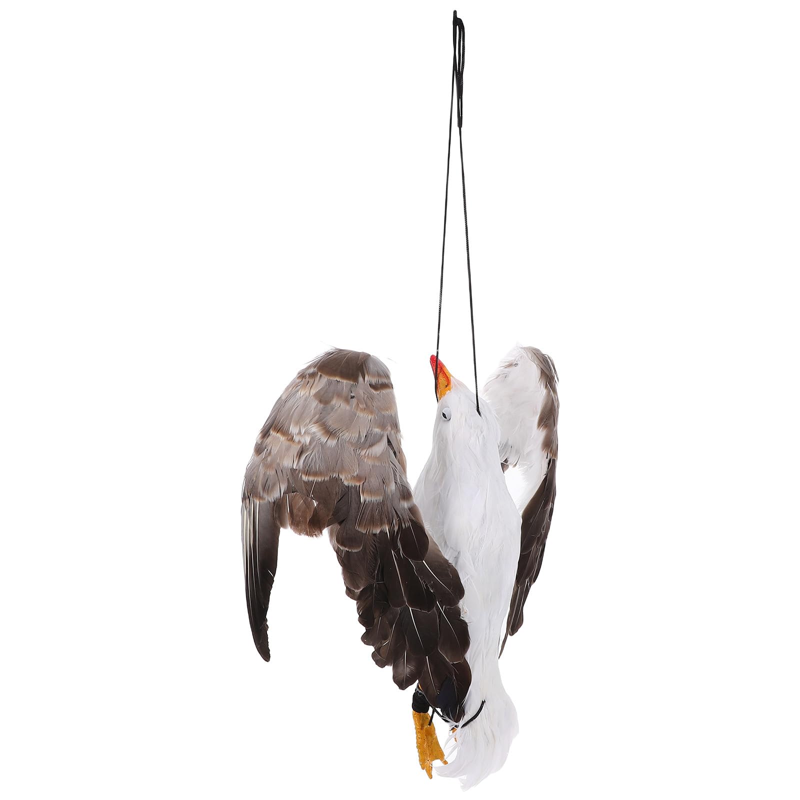 Mouette simulée ornement suspendu 46x14 cm pour terrasse et maison