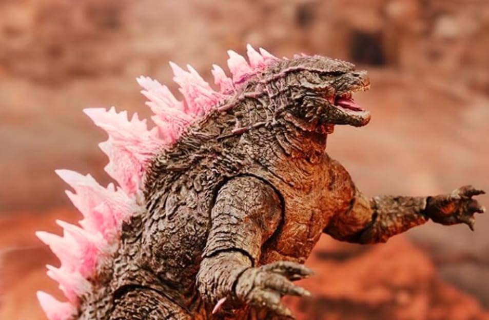 Amazon.co.jp: HIYA TOYS ゴジラ Evolved VER ピンク 新たなる帝国