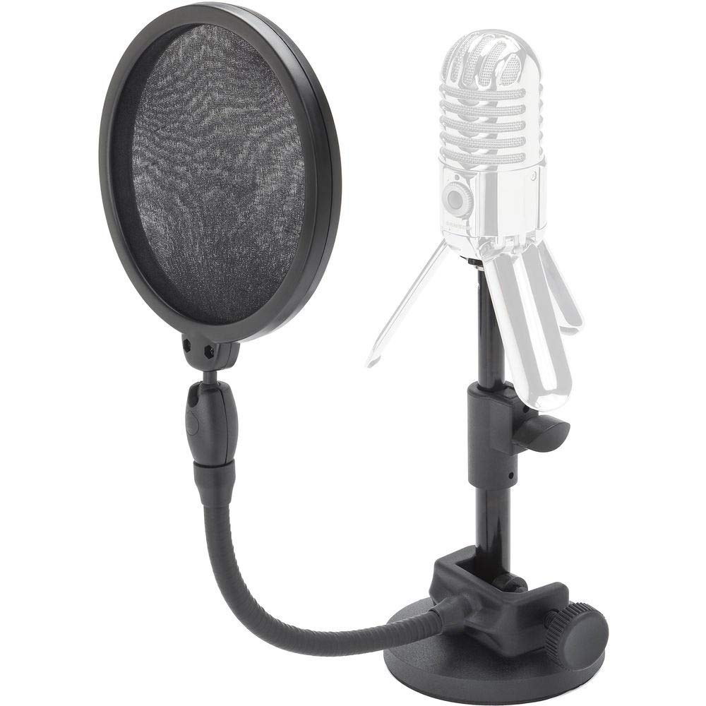 Samson - MD2/PS05 Bundle - Asta microfonica da tavolo e Pop Filter
