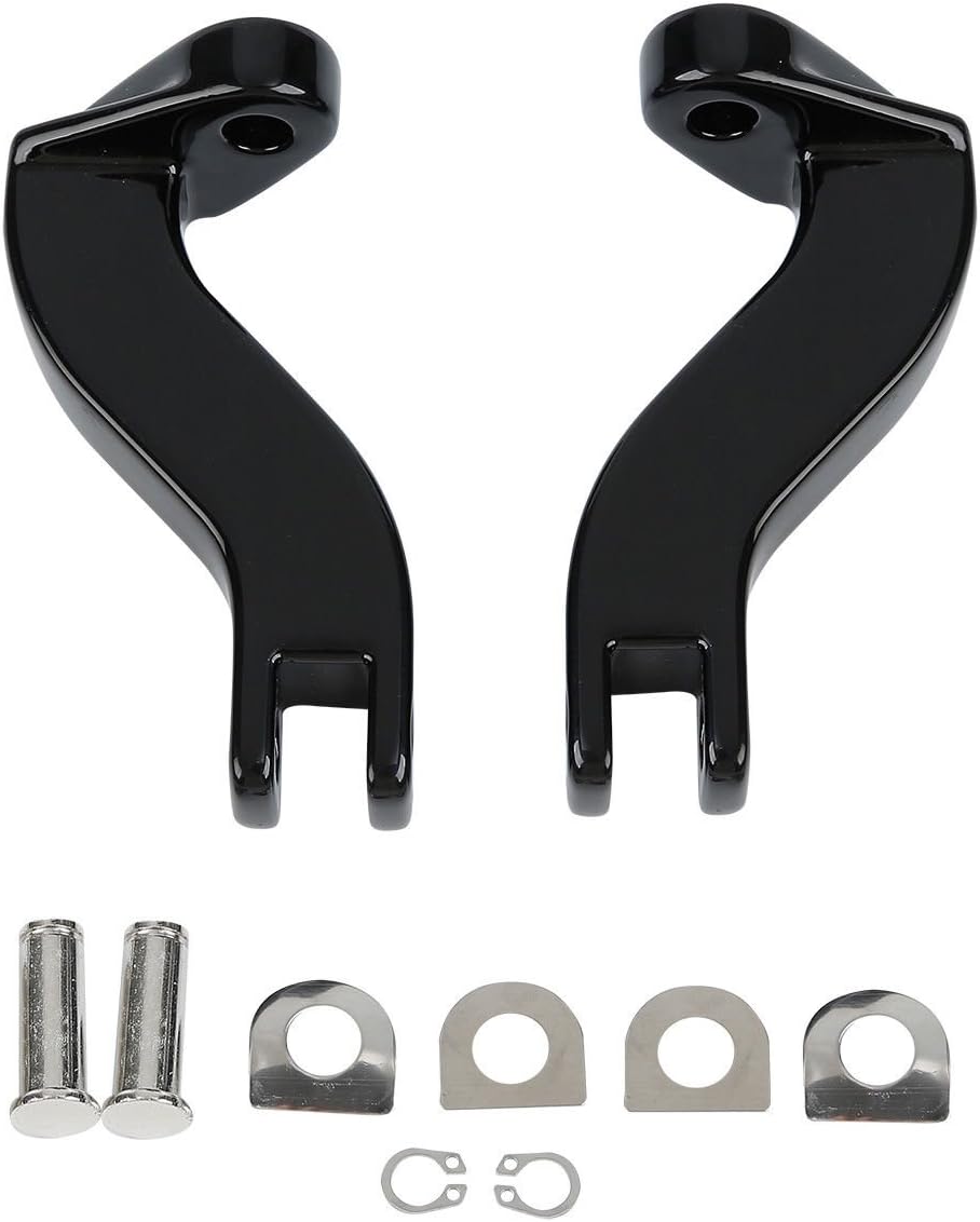 HDMT Passenger Foot Peg Supports Mounts Clevis Kits Fits For Harley Softail 2000-2006, Replaces Harley Davidson Part #50942-00, Foot Pegs - View #8