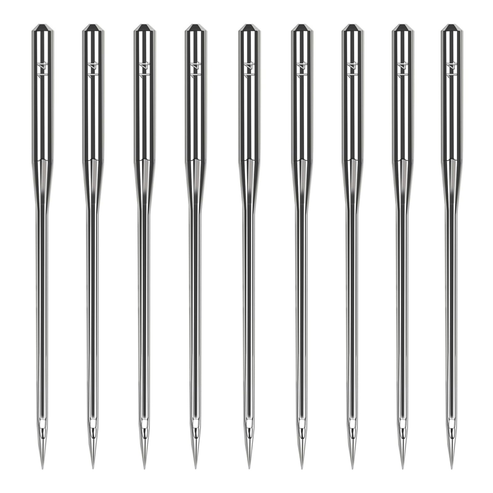 20 Pcs Universal Size 90/14 Sewing Machine Needles, Heavy Duty Sewing Machine Needles for Embroidery Leather Jeans, Compatible with Kind of Home Sewing Machine