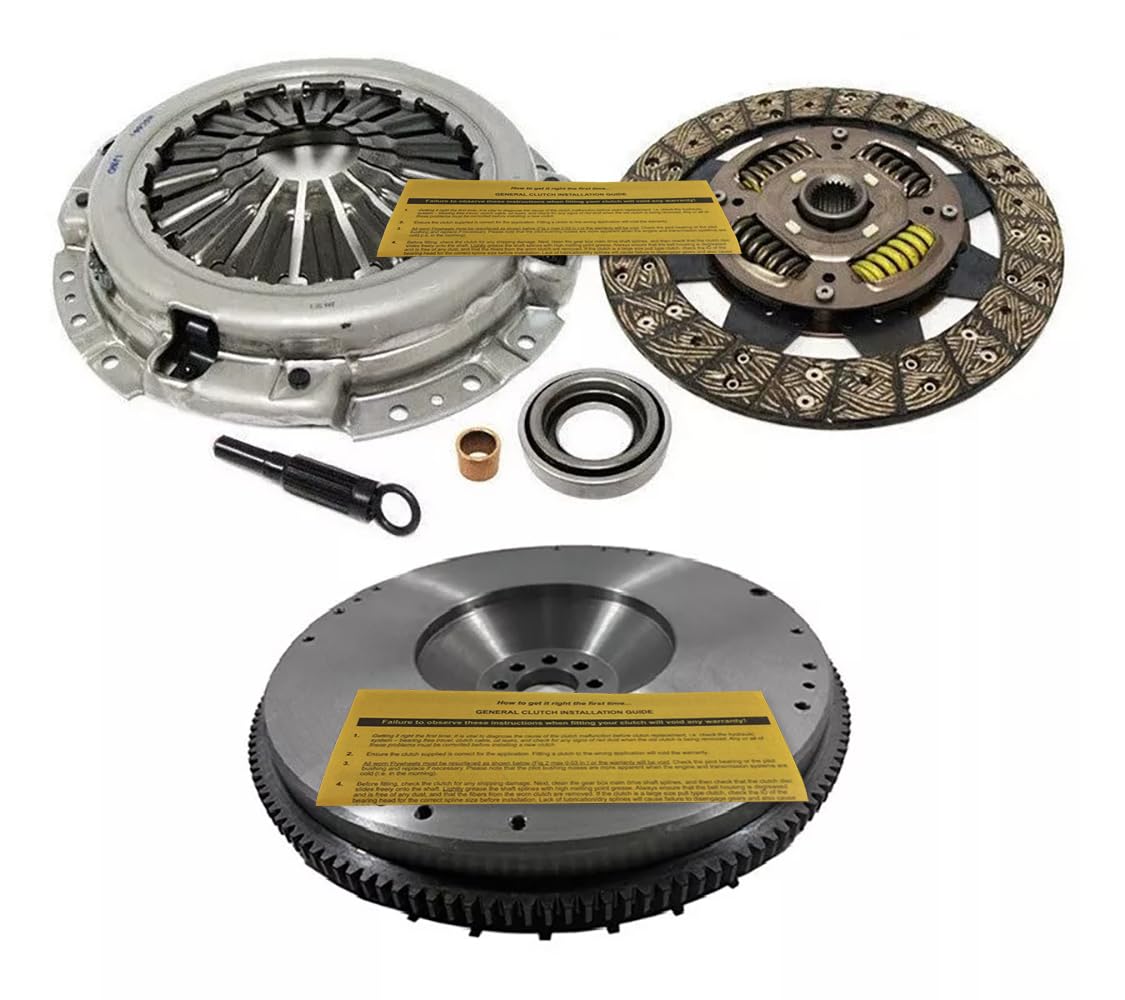 Exedy NSK1006 Clutch Kit with EFT HD Flywheel Compatible with 2005–2009 Nissan Frontier & Xterra 4.0L | Manual Transmission Replacement Clutch and