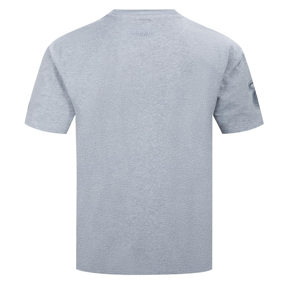 PRO Standard Men's NBA Neutral Short Sleeve Tee, Dark Heather Gray - Image 3