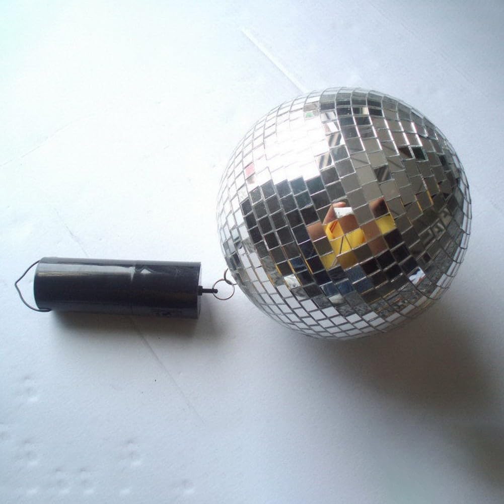 Anpassbarer Geschwindigkeits-Discokugel-Motor mit praktischer Fernbedienung und hellen LED-Lichtern für festliche Atmosphäre (Deckenmotor)