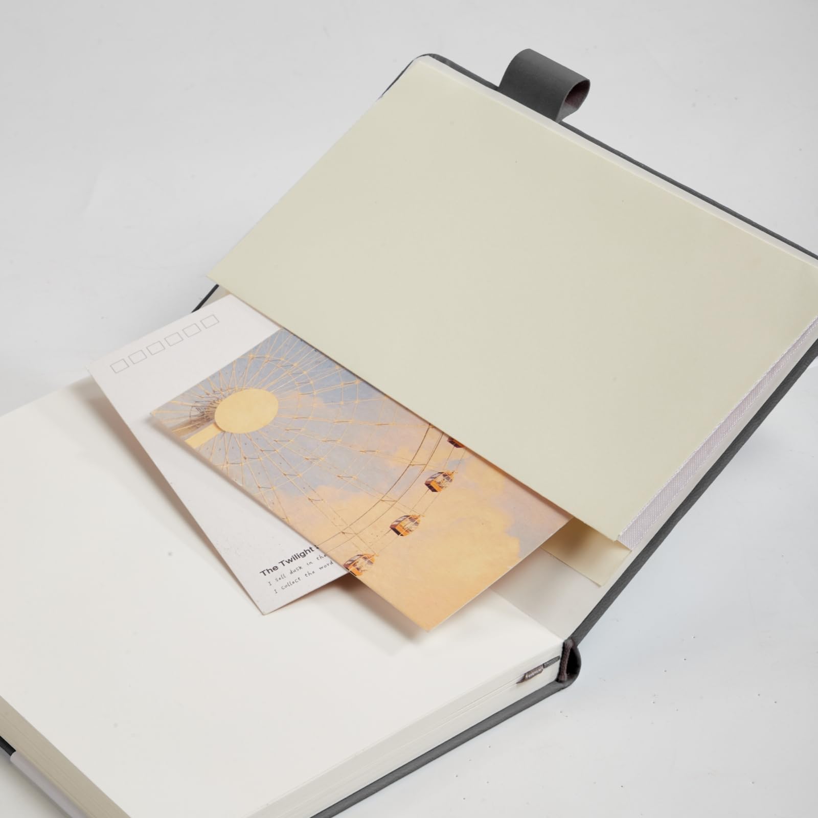 Taccuino Puntinato A5 Copertina Rigida 100GSM 192 Pagine Nero 14,5 x 21,3 cm
