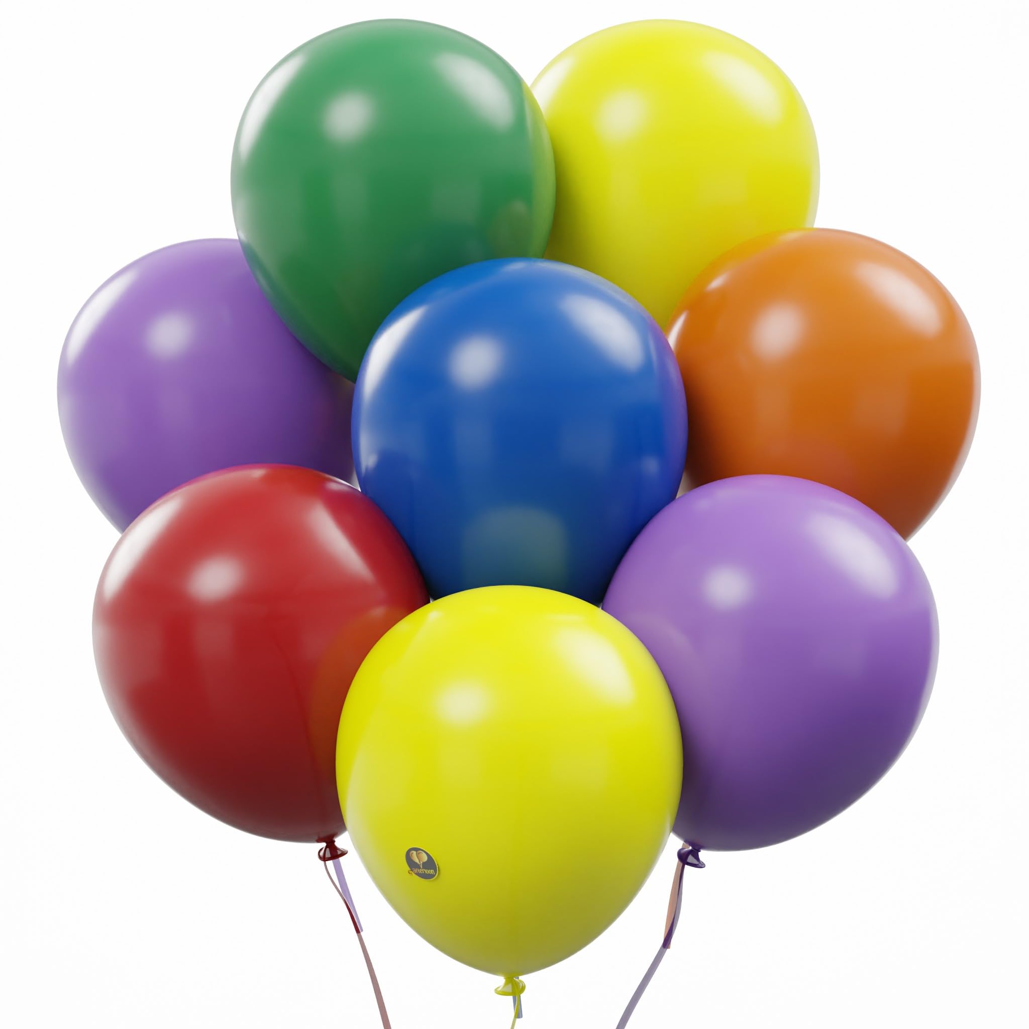 AFTERLOON® Biodegradable Balloons 24 pcs Assorted 12 Inch, Natural Rubber Latex Plastic-Free Alternative Matte Color Durable Thickened Extra Strong Helium Float, for Garland Arch Wedding Decor