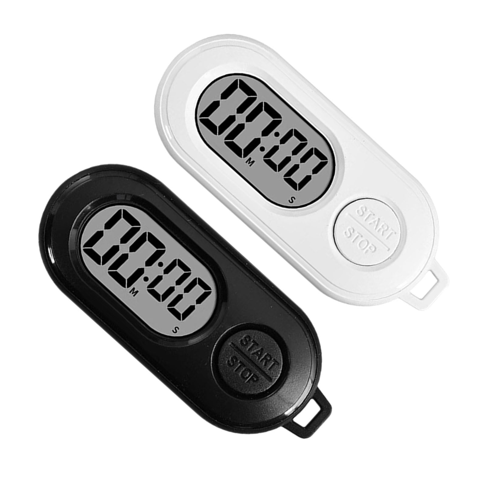 Compact LCD Countdown Stopwatch Holder Timer with Big Display for Gym Kitchen Cooking Timer with LCD
