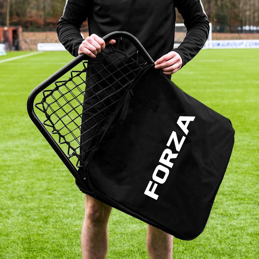 FORZA Rete Per Allenamento Calcio - Rete Da Rimbalzo Calcio Per Portieri | Rete Da Rimbalzo Portatile 50 x 50 cm