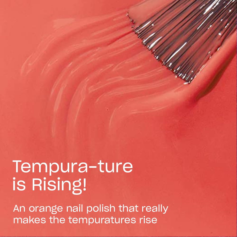 OPI Nail Lacquer Classic Nail Polish Colors | Yellow & Orange Shades | Crème, Shimmer, and Glitter Chip Resistant Nail-Polish | Fast Drying, Streak-free Formula | 0.5 Fl Oz: Tempura-ture is Rising!