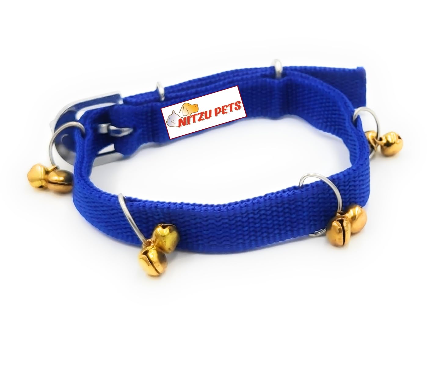 NITZU PETS Nylon Dog Ghungroo Collar with Ghungroo Dog Collar Metal Jingle Bells Dog Bell Collar Pet Bells Collars Loud Dog Bells Puppy Dog Bell Collar (Large, Blue) (B0C9DYVZSK) Amazon Price History, Amazon Price Tracker