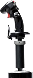 Meza Extension Rod-10 cm Aluminum Alloy Extension Rod Fully Compatible with THRUSTMASTER Hotas Warthog Flight Stick