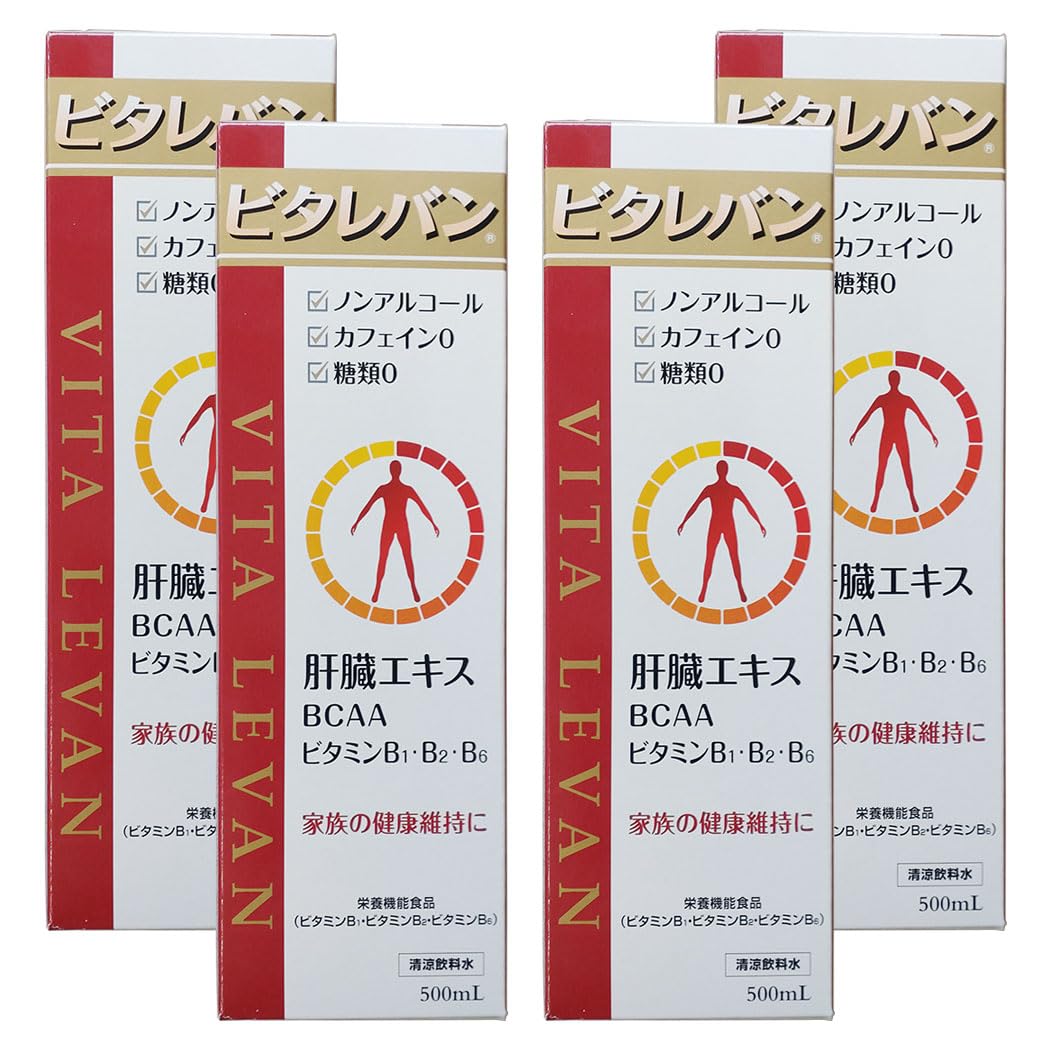 Amazon | ビタレバン 500mL ×4個セット 肝臓エキス BCAA ビタミンB1