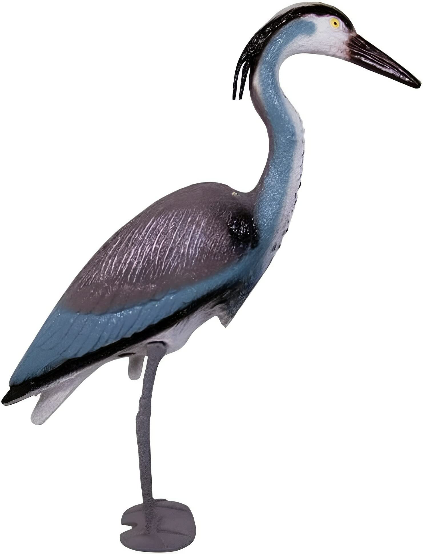 Unibos | Falcon Decoy Bird Scarer | Life like Colouring | Large Realistic Decoy | Plastic Bird Repeller | Garden Pond Outdoor | Beige - One Size (Decoy Heron)