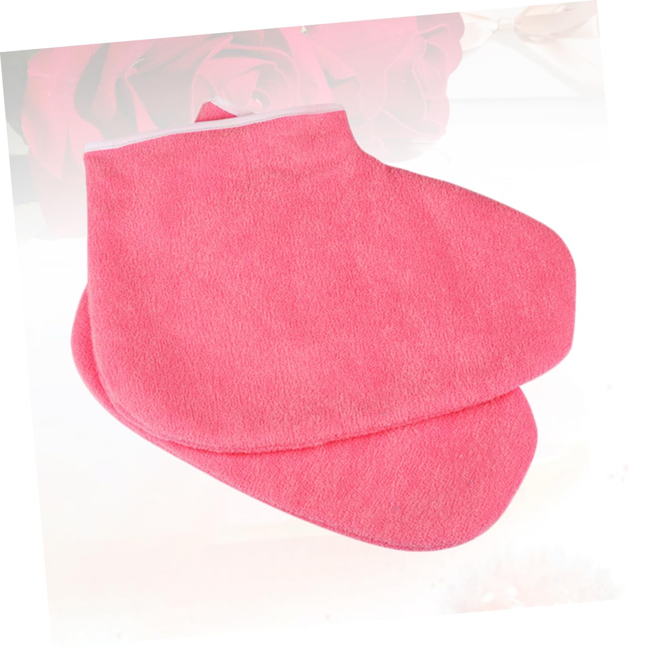 Gogogmee 1 Pair Paraffin Wax Foot Wraps Booties for Shoes Covers Moisturizing Foot Mask