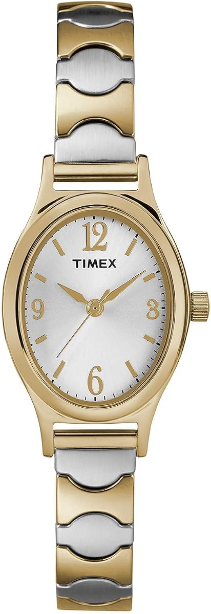 Reloj para mujer T26301 Kendall Circle con banda de expansión de acero inoxidable en dos tonos