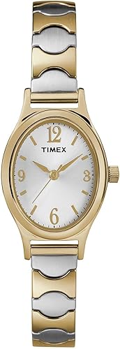 Timex T26301 Kendall Circle - Reloj con correa de expansiĂłn de acero inoxidable de dos tonos para mujer BlancoTwo-ToneWhite Reloj de cuarzo Timex T26301 Kendall Circle - Reloj con correa de expansiĂłn de acero inoxidable de dos tonos para mujer BlancoTwo-ToneWhite Reloj de cuarzo