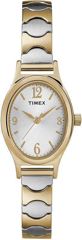Reloj para mujer T26301 Kendall Circle con banda de expansión de acero inoxidable en dos tonos