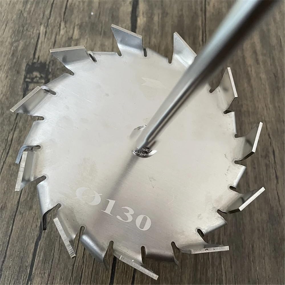 Asta di agitazione sopraelevata, Set di bacchette di agitazione con disco di dispersione in acciaio inossidabile Lab 304 da 3 a 12 cm(10cm disk with rod)