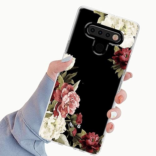 Miniatura 5 de Funda para LG Stylo 6, funda para teléfono LG Stylo6 para niñas y mujeres, delgada, a prueba de golpes, patrón transparente, suave, flexible, TPU