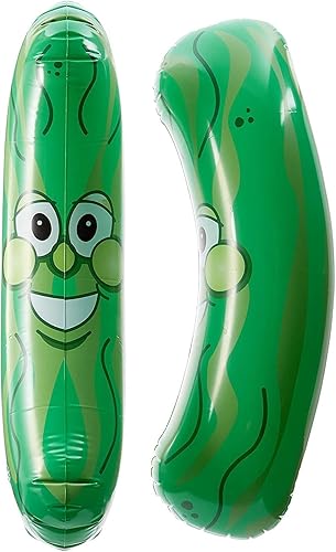 Miniatura 3 de Pickle Inflate 36 pulgadas - 3 piezas 3 pies de largo Juguetes y decoraciones inflables verdes para piscina