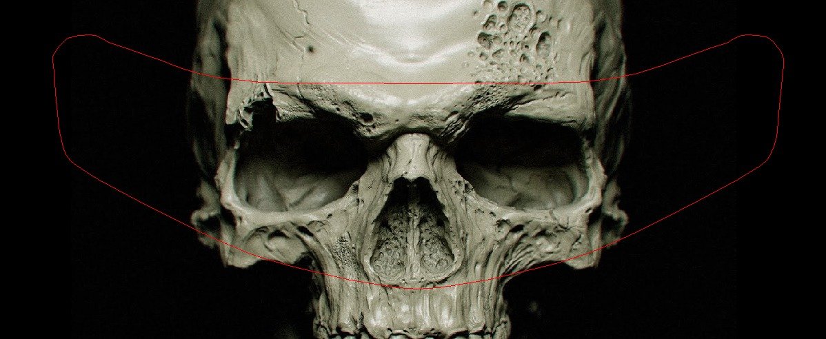 Skull Visor Tint Decal Graphic Sticker Helmet Fits: Icon Shoei Bell HJC Scorpion AGV V2 (V34 Skull)