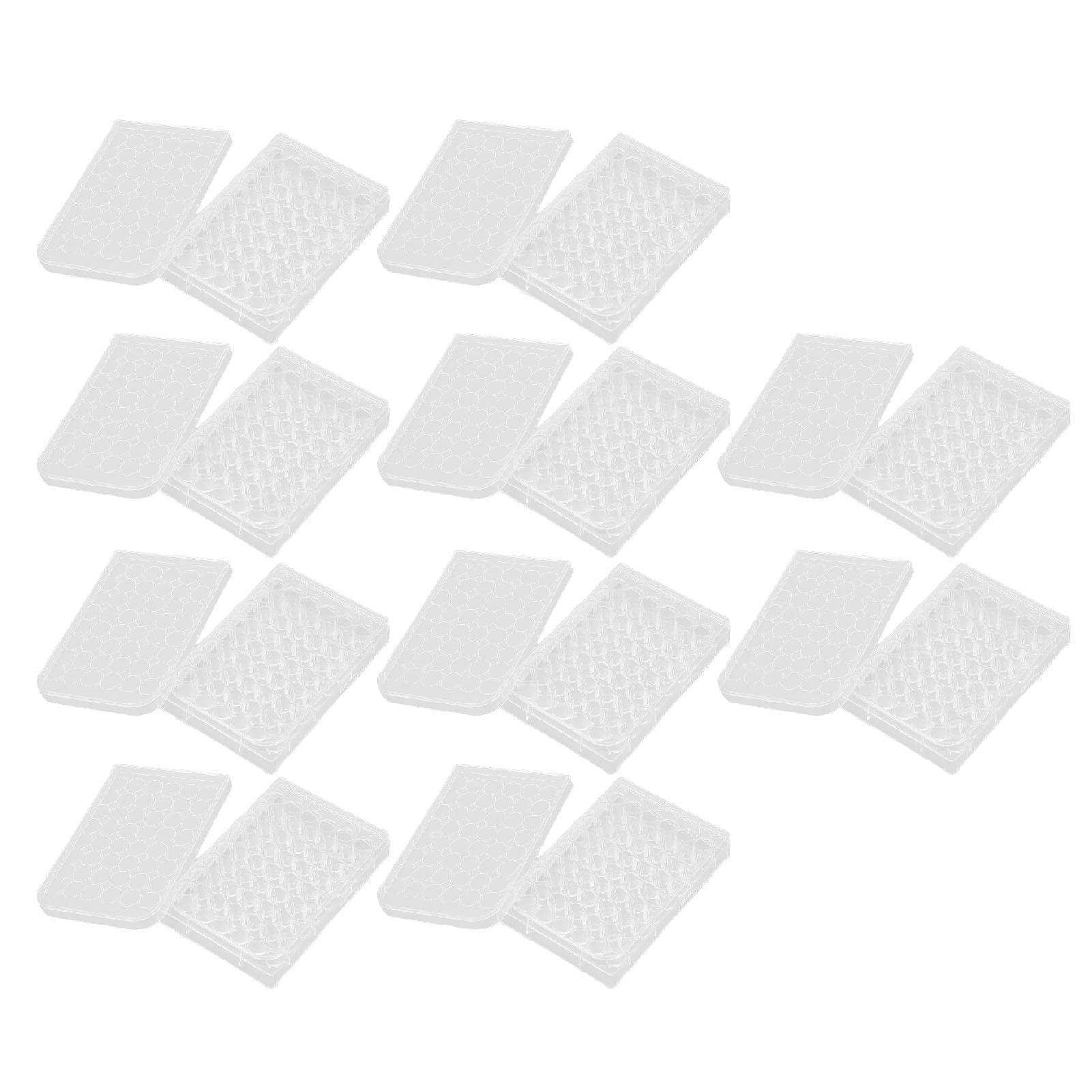 10 Stück Gewebekulturplatte 6 Well, Polystyrol, Sicheres Material, Gleichmäßige Dicke, Hochtransparent für den Laborbiologieraum (48 Nun ja)