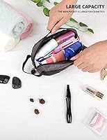 Vista 5 de GOX Neceser de viaje Dopp Kit caso para hombres multifunción bolsa organizadora de embalaje