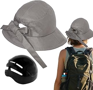 Womens Bikes Helmet - Bicycles Helmet Hat Shaped Helmet - Detachable Windproof Lightweight Adjustable Unisex Hat for Sport...