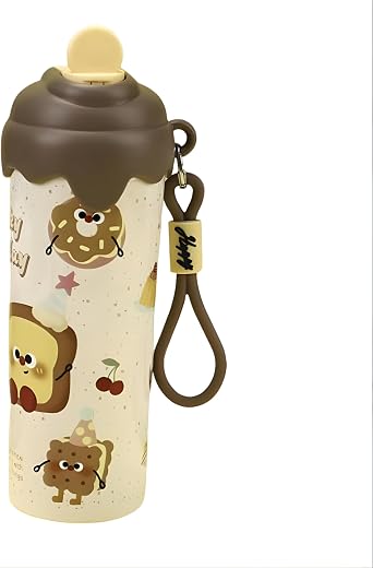 JOUET Kids 600ml Vacuum Insulated Thermos Bottle, Double Wall Stainless Steel Flask for Temperature Retention, Leakproof L...