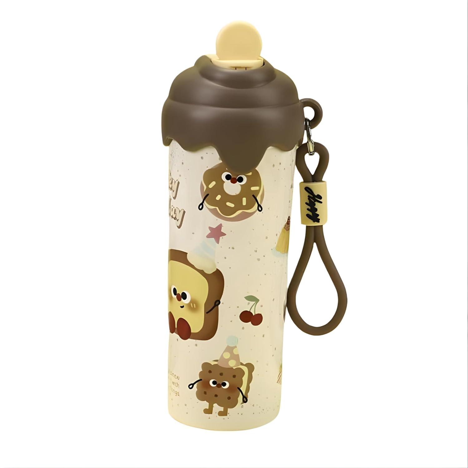 JOUET Kids 600ml Vacuum Insulated Thermos Bottle, Double Wall Stainless Steel Flask for Temperature Retention, Leakproof L...