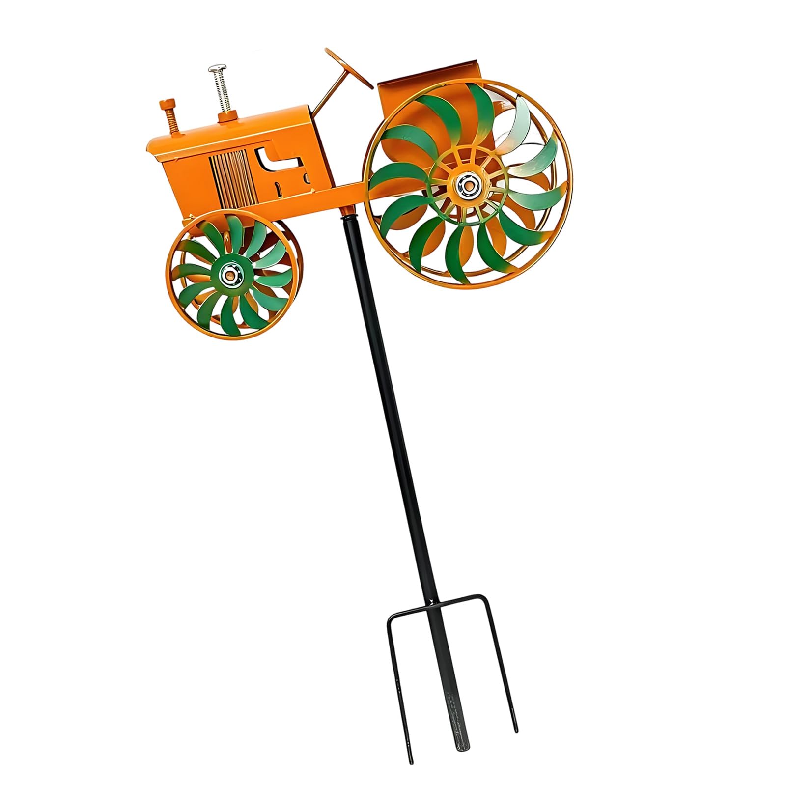 Handcrafted Iron Windmill Decor for Garden Area Patio Showcasing Rotating Vanes and Old Fashioned Character Vintage Country Windmill Outdoor Adornment for Backyard Featuring Moving Vanes