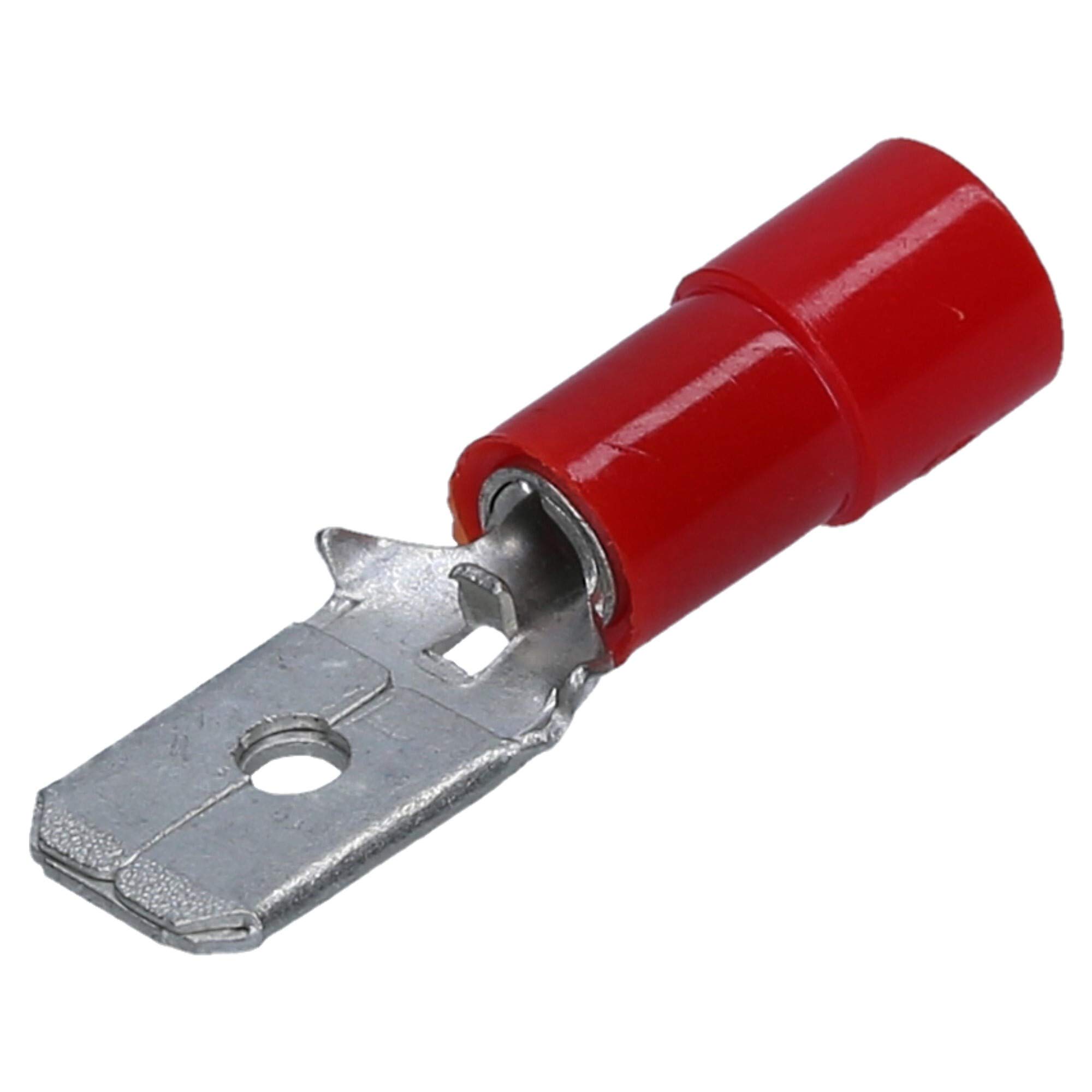 Kalitec 340 Pezzi Connettori Piatti e Prese Faston Isolate 0,25-6 mm² | Set di capicorda in rame e PVC per cablaggio veicoli e officina, kit assortimento connettori elettrici in scatola robusta