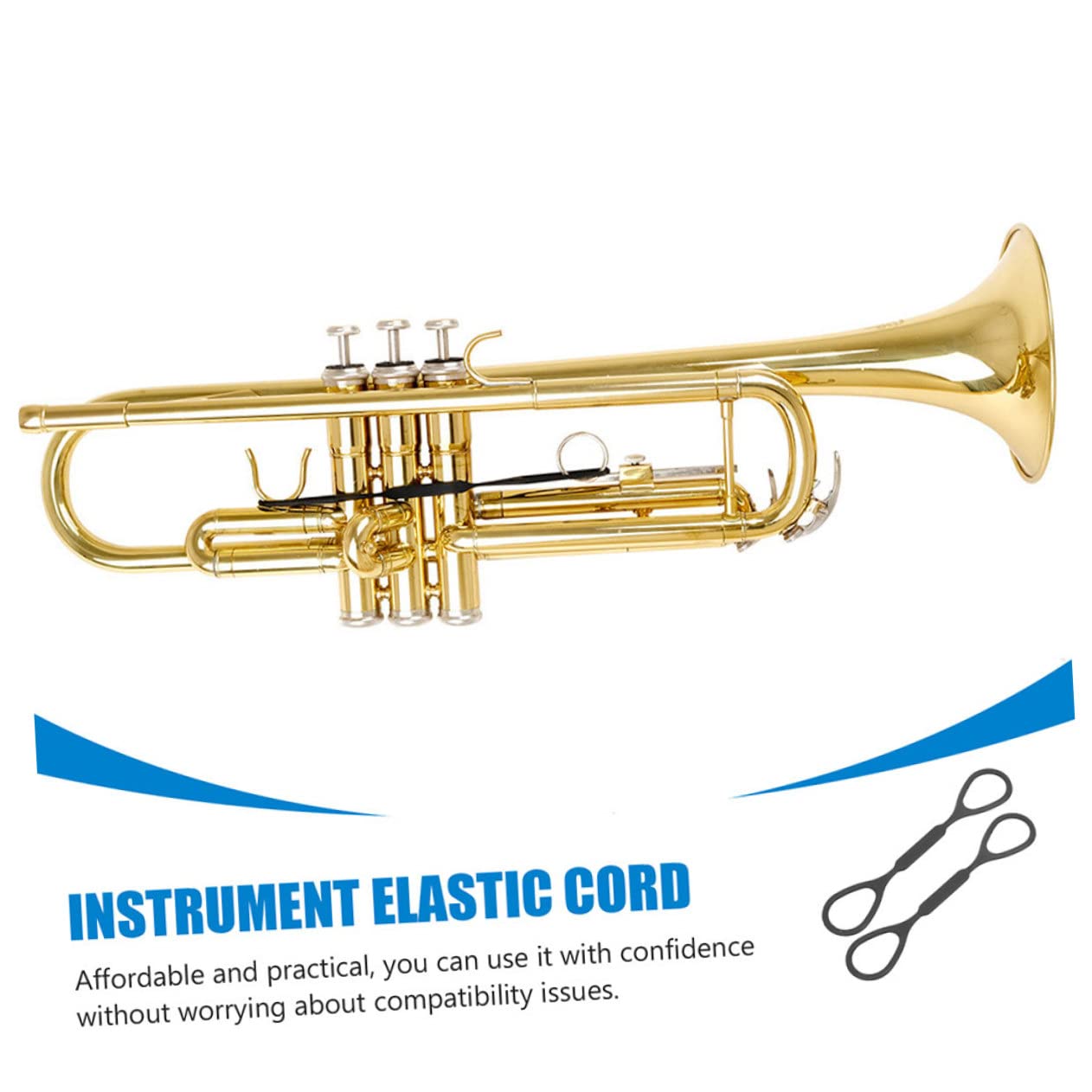 Generic Trumpet Mouthpiece Puller 5pcs Trumpet Silicone Slide Stopper Ring for Instruments