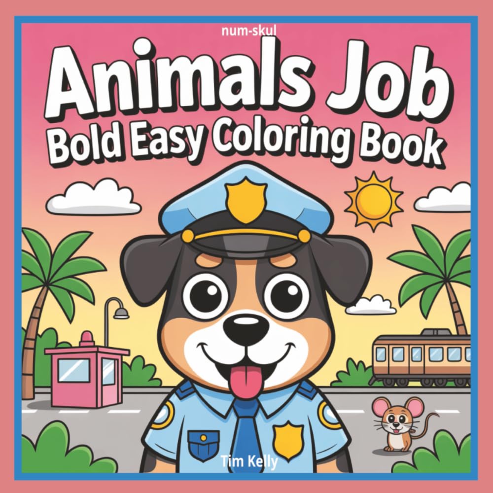 Animals Job Coloring Book