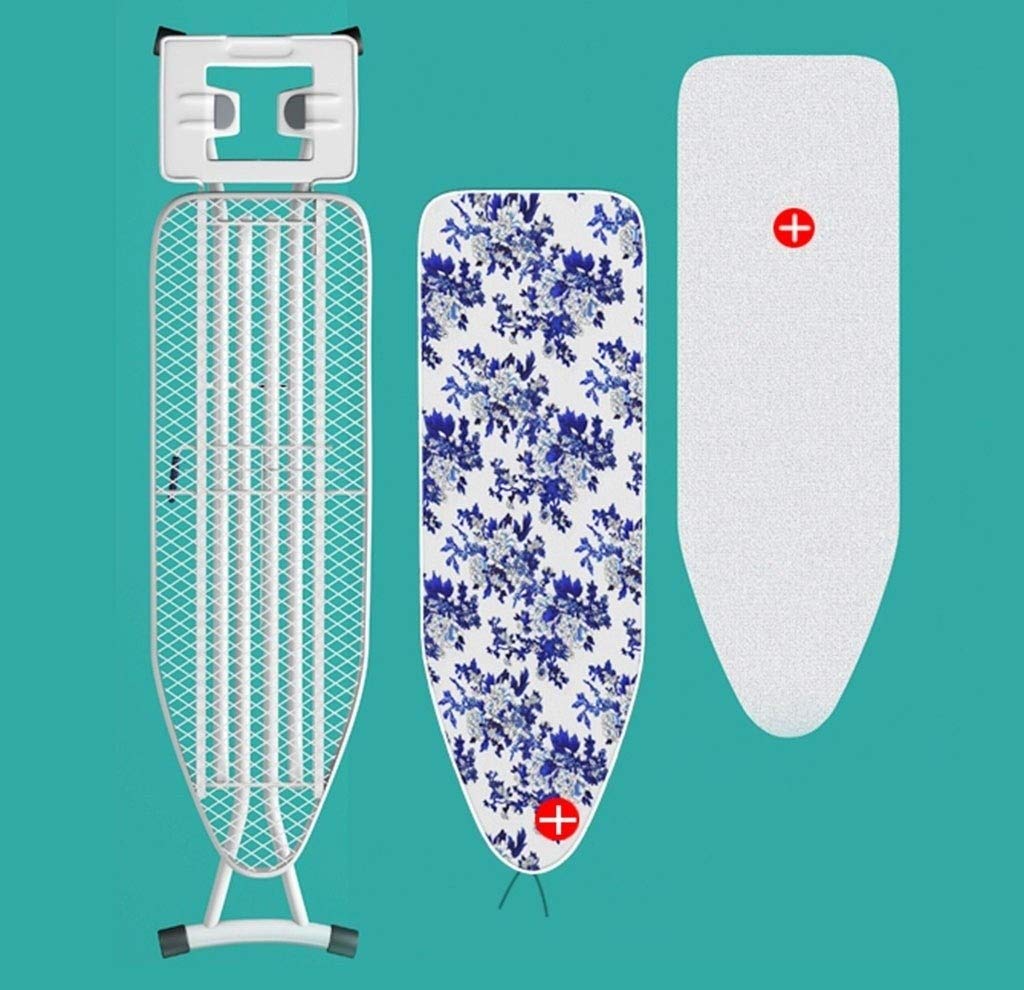 Tabla de Planchar de 75-85 cm de Altura, Tabla de Planchar Reforzada Alargada, Tipo X, Soporte de Metal, Mesa de impresión de Costura, Adecuada para centros de lavandería Tablas de Planchar