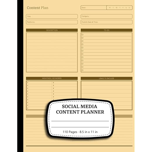 Social Media Content Planner for Consistent Growth