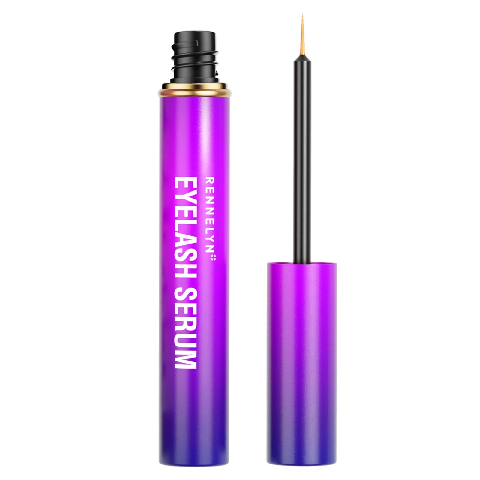 Eyelash Serum Lash Growth Enhancer: Advanced Natural Formula for Long Thickening Eyelashes - Safe for Sensitive Eyes 5ML Hormones Free
