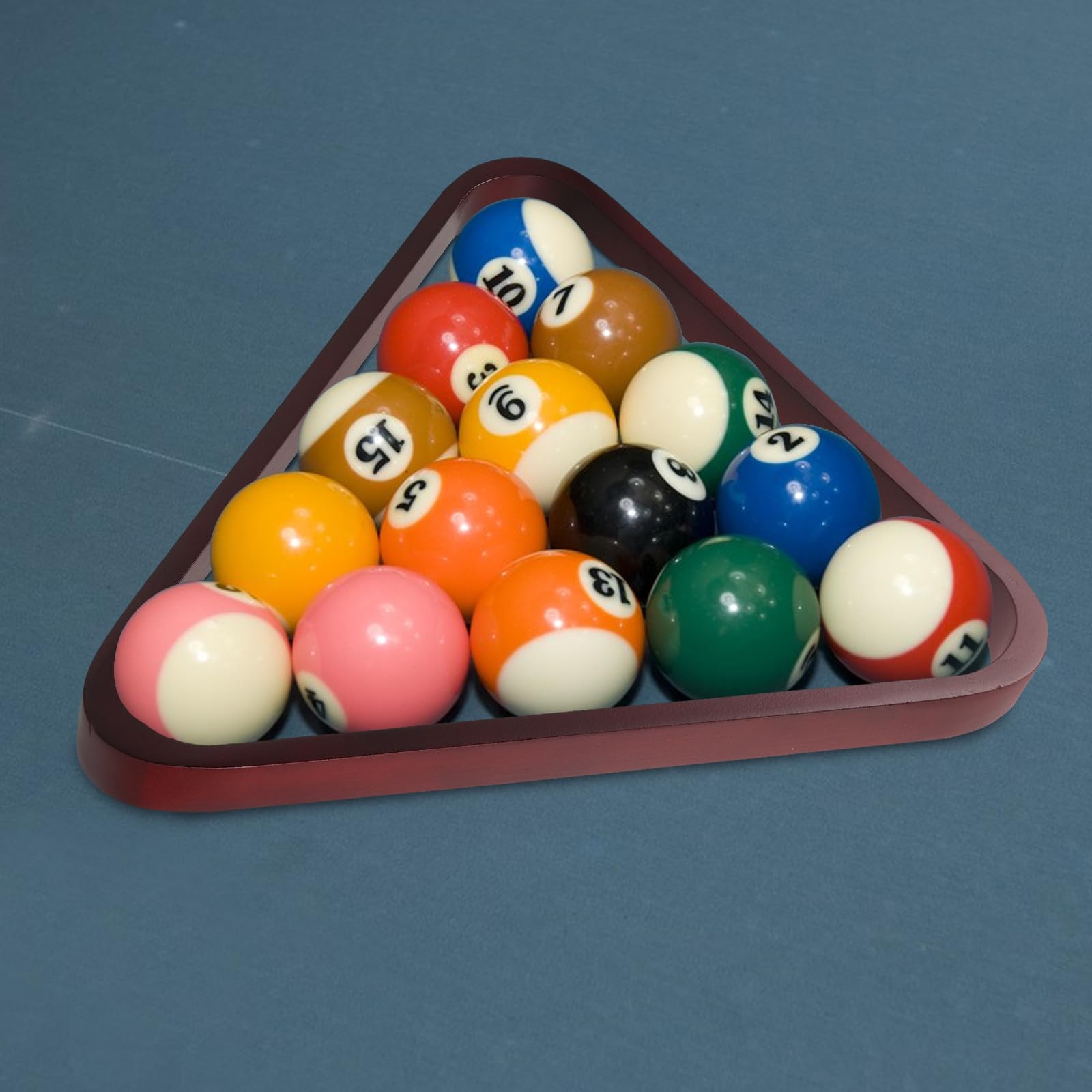LABRIMP Billard Dreiecksständer 57,2mm Pool Triangel für Präzise Kugelplatzierung Stabiler Billardkugel Organizer für Snooker und Pool Geeignet für Spielzimmer und Clubs