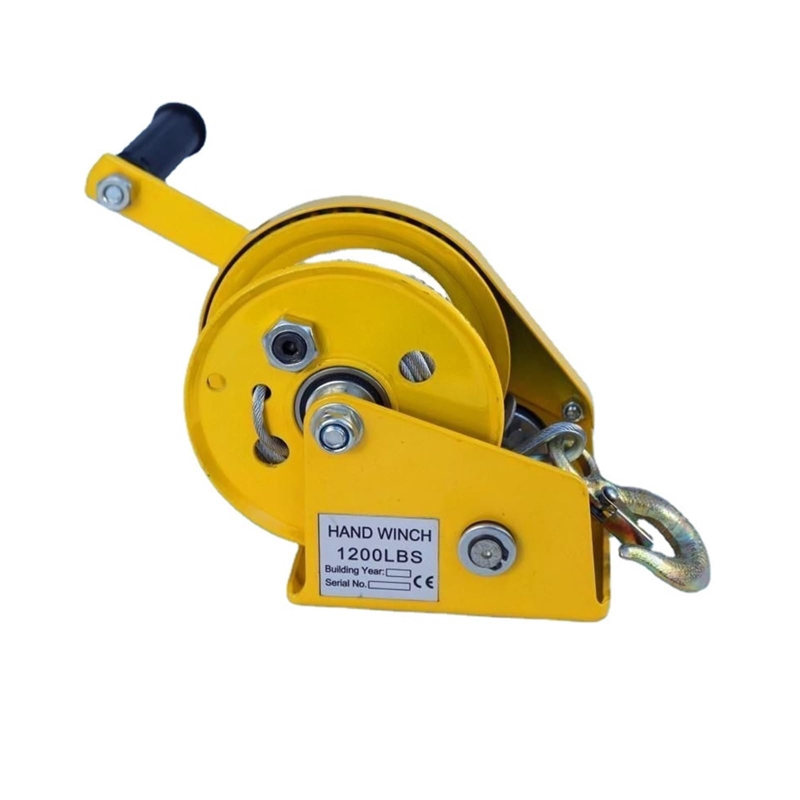 Wciągarka elektryczna Wciągarka ręczna, 1200/1800/2600 LBS Dwukierunkowa samoblokująca mała ręczna winda kotwiczna Wciągarka dwukierunkowa samoblokująca wciągarka ręczna Ciągnik z korbą ręczną dla Cra
