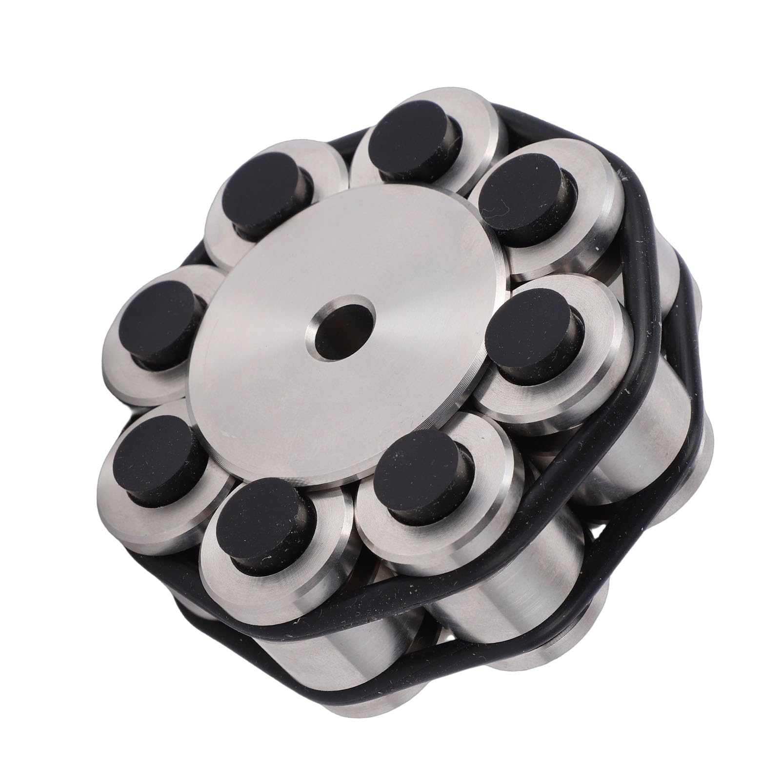 Generic Stabilizzatore di Peso per Dischi HiFi per Giradischi – Morsetto per Disco in Acciaio Inossidabile e Fibra di Carbonio con Cuscinetto in Silicone, Riduce le Vibrazioni e il Rumore Riproduzione