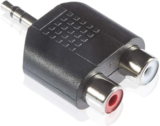 Poppstar Adattatore Stereo Yack 3 5 Connettore RCA Doppio Cinch per Monitor Impianto Stereo Playstation Poppstar Adattatore Stereo Yack 3 5 Connettore RCA Doppio Cinch per Monitor Impianto Stereo Playstation
